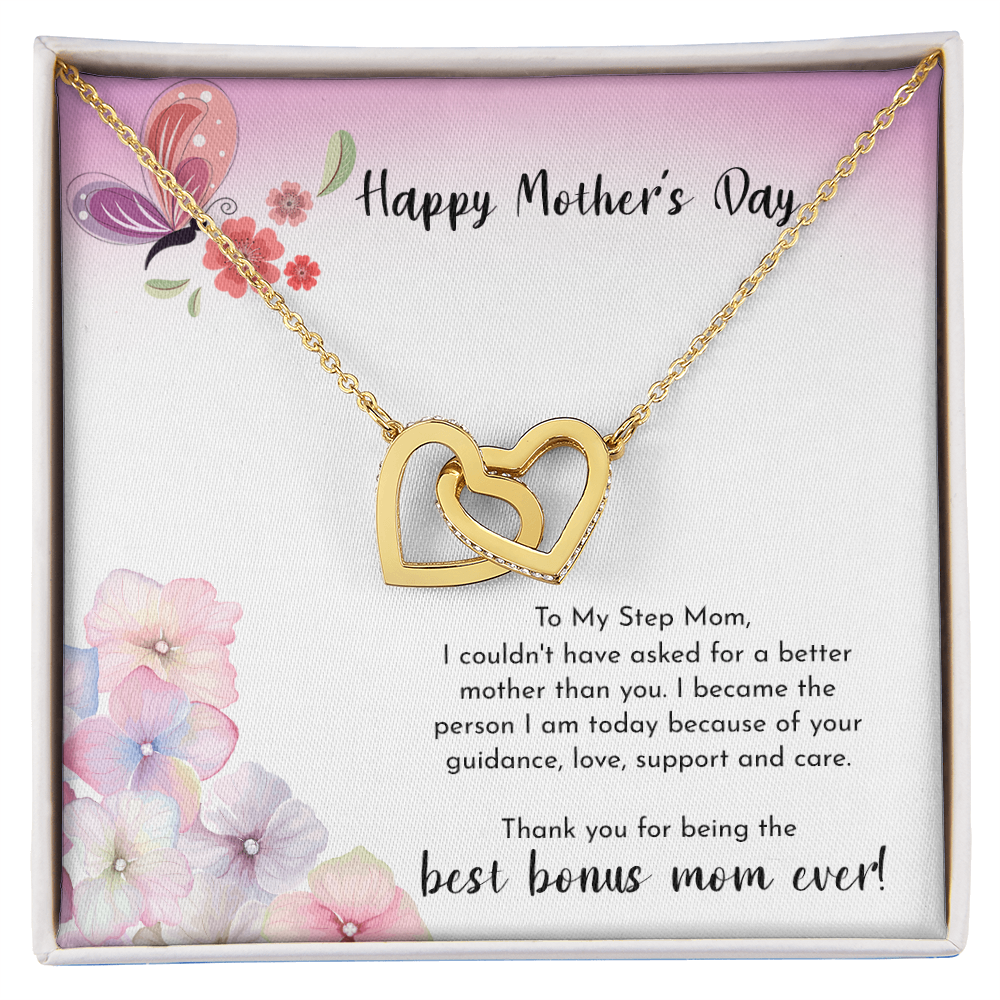 Happy Mother's Day Gift for Mom Necklace, Daughter to Mom Jewelry, Heart Necklace for Mother, Gift from Daughter Son, Birthday Christmas Gifts With Heartfelt Message