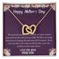 Mothers Day Necklace for Mom, Meaningful Gift for Mother from Son, Love Knot Necklace, Mom Jewelry Gift Happy Mother's Day 2026, To My Mom Necklace With Heartfelt Message