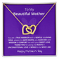 Happy Mother's Day Necklace – Best Gift for Mom, Elegant Jewelry for Mother, Keepsake Gift Idea for Mommy, Jewelry for Mom, Birthday Christmas Gifts With Heartfelt Message