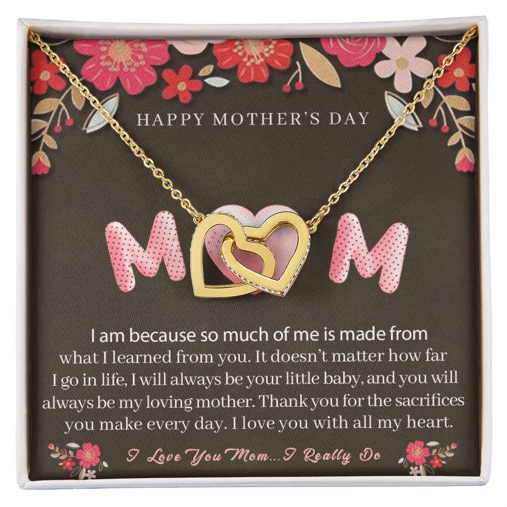 Mothers Day Gifts For Mom From Son Daughter Mom Necklace For Women New Mom Gifts 2026 Birthday Christmas Gifts With Heartfelt Message & Lighted Box, Mom Necklace, Mother Necklace, Mommy Mama Gift, Gift from Daughter, Jewelry for Mom