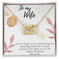 To My Wife Necklace - Gift for Wife Birthday - Happy Birthday My Love - To My Wife Necklace From Husband - Personalized Wife Necklace Gift