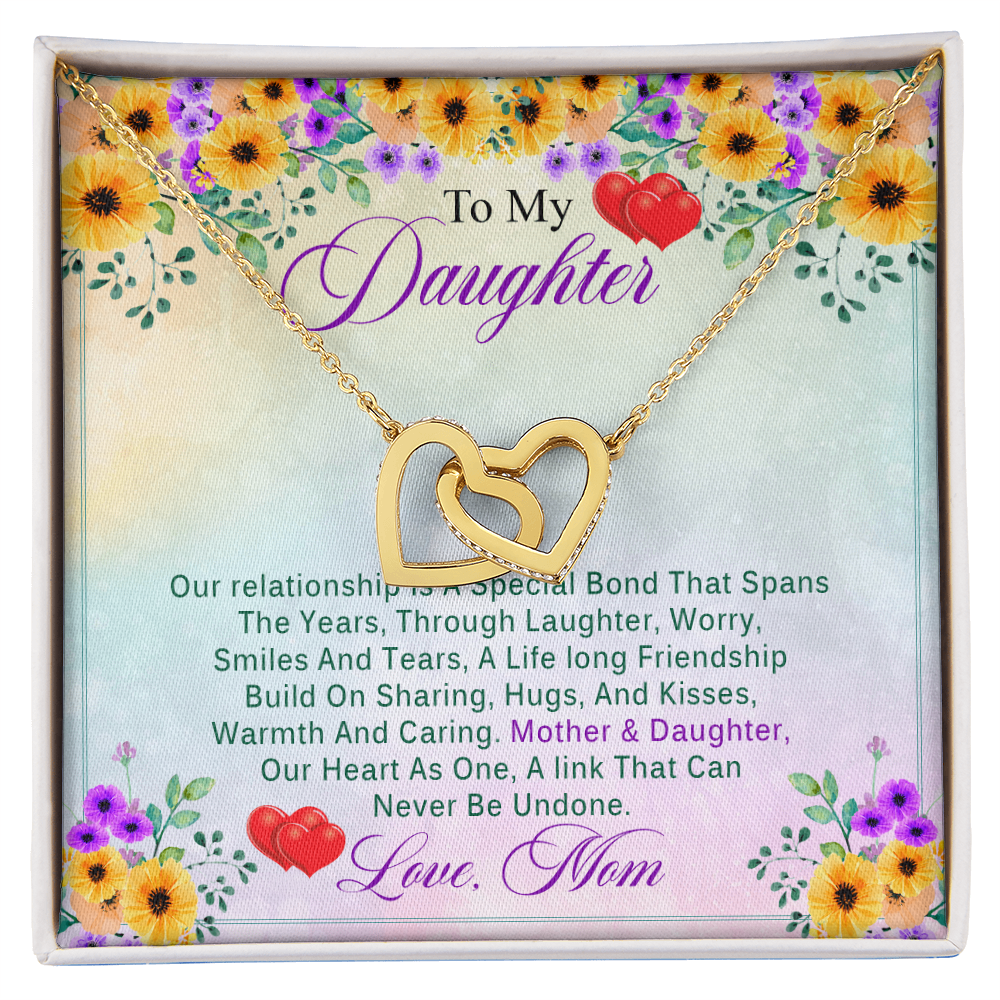 To My Daughter Necklace, Daughter Gifts From Mom, Gifts For Daughter From Mommy, Daughter Pendant Necklaces, Daughter Jewelry From Mama, Daughter Necklace Birthday Christmas Gifts