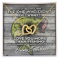 Wife Gift From Husband- Gift for Women- Gift for Her- Handmade Jewelry - the One Who Didn't Get Away! Happy Birthday Bass - Birthday Gift From Husband - Best Quality Necklace for Soulmate