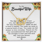 Gift For Wife - Unconditional Love - Love Knot - Love design lockets  for wifey - Love lock Design Neckless for Girlfriends - Sweet lockets - Gift for wifey - Diamond Neckless - Lovely wife Gift