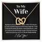 Amazing Wife Love Knot Necklace - I Love You, To My Wife Necklace, Valentines Day Gifts For Wife, Gold Woman Name Jewelry, To My Soulmate Necklace For Women, Necklace For Wife From Husband