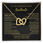 Gift For Your Soulmate - Your Presence Makes Me Complete - Love Knot - Valentines Day Gifts For Wife - Wife Birthday Gift - Anniversary Gift For Wife from Husband - Neckless Gift for your soulmate