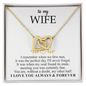 To My Wife - Alluring Necklace - I Love You Always & Forever - To My Queen - To My Wife Necklace Anniversary Gift For Wife - Romantic message for her - Gift for her him - Anniversary gift