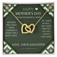 Mothers Day Present for Wonderful Mom, To My Wonderful Mother Mom Necklace Gifts Jewelry, Mother from Your Daughter, Son, Birthday Gifts for Mom, Jewelry for Mom, Mother's Day Gift, Gifts for Women