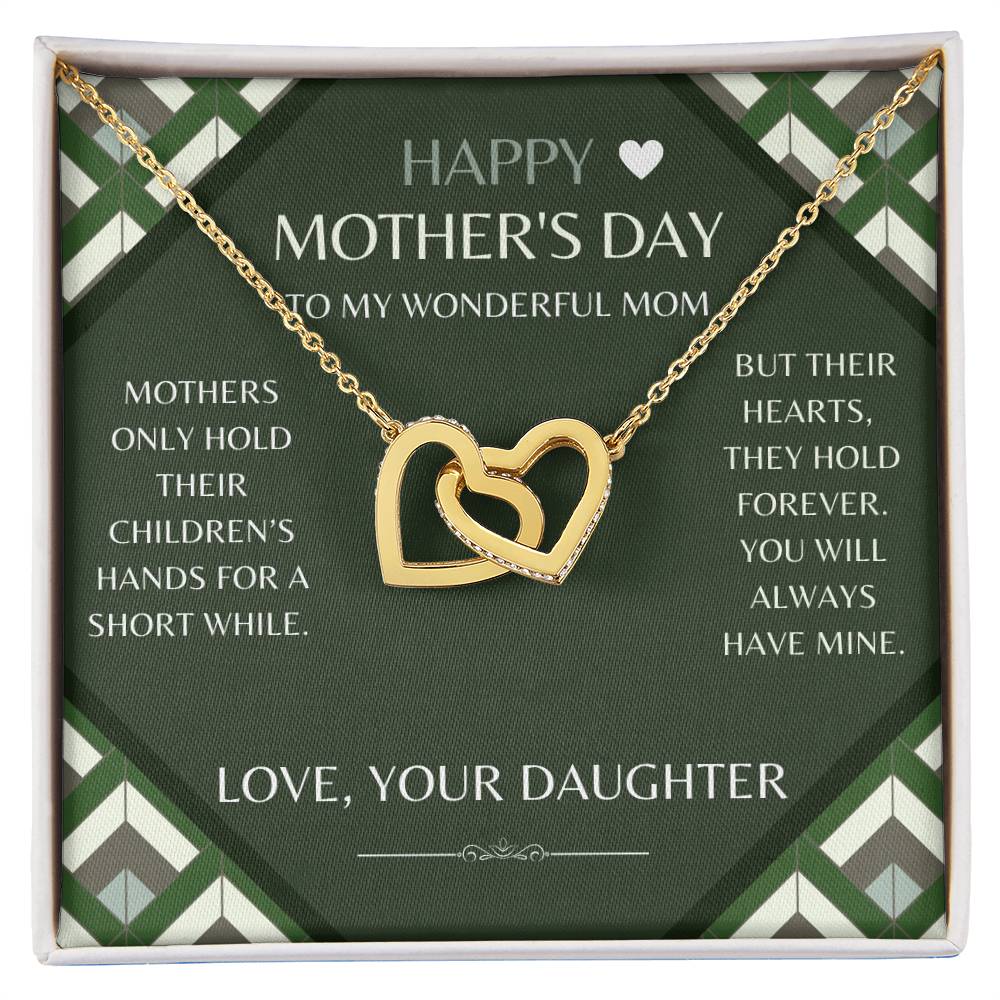Mothers Day Present for Wonderful Mom, To My Wonderful Mother Mom Necklace Gifts Jewelry, Mother from Your Daughter, Son, Birthday Gifts for Mom, Jewelry for Mom, Mother's Day Gift, Gifts for Women