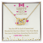 Happy First Mother's Day! I Love You So Much! - Gift For My Wife - Romantic Wife Gift - Neckless Gift with sweet messageGift - First Mother Gift for her - GIft for wifey - Diamond gift for her - Locket for her