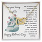 Happy Mother's Day Necklace, Best Gift for Mom from Daughter, Elegant Jewelry for Mother, Keepsake Gift Idea for Mommy, Jewelry for Mom, Birthday Christmas Gifts With Heartfelt Message