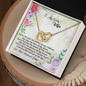 To My Love Wife Necklace - Love your husband lathan - Love Your Husband Lathan - Gift from Husband - Anniversary Gift for wife - Necklace for soulmate - Love knot