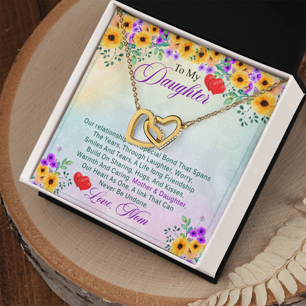 To My Daughter Necklace, Daughter Gifts From Mom, Gifts For Daughter From Mommy, Daughter Pendant Necklaces, Daughter Jewelry From Mama, Daughter Necklace Birthday Christmas Gifts
