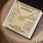 To My Smokin' Hot Soulmate - Gift For Your Soulmate - The One I Want To Be With - To My Queen - To My Wife Necklace Anniversary Gift For Wife - To My Wife Necklace From Husband
