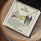 Premium Necklace for Your Beloved Shieldmaiden - From Viking - Love Your Viking - Couple Necklace Set - Friendship Necklaces - Customize Couple Necklace - to My Wife Necklace With Message Card