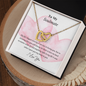 To My Soulmate - I Love You Necklace - To My Wife Necklace From Husband - To My Soulmate Necklace For Women - Valentines Day Gifts For Wife - Love Lock Necklace Handmade