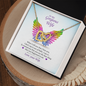 Love Your Husband - Card Gift for Wife from Husband Lover - To my Gorgeous Wife PRIDE - To My Beautiful Wife Necklace Boxed Jewellery - Nature's tiniest ballet dancer Wing's - Butterfly Design