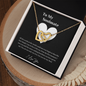 To My Wife Necklace - Valentines Day Gifts for Wife - Wife Birthday Gift - to My Soulmate Necklace for Women - to My Soulmate Necklace for Women - Necklace for Wife From Husband