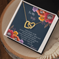 To My Wife - Necklace Gift Set - Couple Necklace Set - Friendship Necklaces -  Anniversary Gift For Wife - To My Wife Necklace With Message Card - Romantic Wife Gift