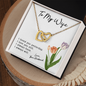 To My Wife - I Loved you yesterday - I Love You Still - I Always Have - I Always Will - To My Soulmate Necklace For Women - Love Knot - Necklace for Women - Diamond Necklace for wife