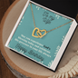 To My Wife Necklace - Gift for Wife Birthday Marriage - To My Soulmate Necklace For Women - To My Wife Necklace From Husband - Wife Birthday Gift- Birthday Gift For Wife from Husband