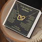 Gift For Your Soulmate - You Are My Inspiration - Love Knot - Couple Necklace Set - Friendship Necklaces  - Customize Couple Necklace - Valentine's day gift - Anniversary Gift For Wife -  Gift For Her - Love  Golden  Design- Love Diamond Design