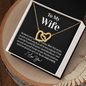 Amazing Wife Love Knot Necklace - I Love You, To My Wife Necklace, Valentines Day Gifts For Wife, Gold Woman Name Jewelry, To My Soulmate Necklace For Women, Necklace For Wife From Husband