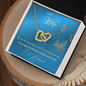 To My Wife Necklace - BEAUTIFUL EID GIFT FOR WIFE - LOVE KNOT - Love Necklace for soulmate - Diamond Necklace for her - Best Birthdat Gift for her - Anniversary Gift