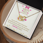 Happy First Mother's Day! I Love You So Much! - Gift For My Wife - Romantic Wife Gift - Neckless Gift with sweet messageGift - First Mother Gift for her - GIft for wifey - Diamond gift for her - Locket for her