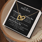 To My Wife Necklace From Husband - To My Beautiful Wife Necklace Boxed Jewellery - Love knot - Anniversary Gift for soulmate - Gift for Wife - To My Queen - To My Wife Necklace Anniversary - Gift For Wife