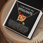 To My Smokin' Hot Soulmate Love Always Your Welder - To My Wife Necklace Anniversary Gift For Wife - To My Queen - To My Wife Necklace With Message Card