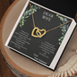 Dear Wife A special necklace to warm her heart - Love Your Husband, To My Soulmate Necklace For Women, Necklace For Wife From Husband, Anniversary Gift For Wife from Husband, Wife Birthday Gift