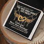 To Wife Necklace - Gift for Wife - Mother's Day Gift - I Love You More Than Hunting - To My Trophy Wife - Best Neckless for wifey - Gift for soulmate - Hunting Romance for wifey - So much Love for wifey - Neckless for her