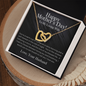 Romantic Wife Gift - Wife Birthday Surprise - Golden colour Neckless for Beloved wife - Pretty Neckless Gift for wifey - Mother's Day Gift from Husband