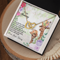 To My Mommy From Your Tummy Ryan Giraffe - Mother's Day Gift - To My Mom Necklace - Love Message Gift for Mother - Happy Mother's day