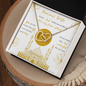 Beautiful Eid Gift for Wife - Dearest Wife, Couple Necklace Set ,Friendship Necklaces, Customize Couple Necklace, Love Neckless, To My Wife Necklace From Husband, Diamond Neckless for wife