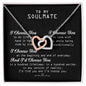 To My Wife Necklace From Husband - To My Beautiful Wife Necklace Boxed Jewellery - Love knot - Anniversary Gift for soulmate - Gift for Wife - To My Queen - To My Wife Necklace Anniversary - Gift For Wife