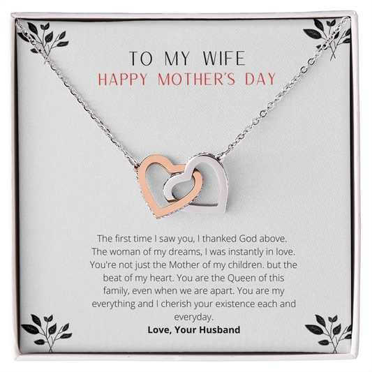 To My Wife - Woman of My Dreams - Necklace - Anniversary Gift for her - Hand-made Neckless for Beloved wife - To My Wife Necklace With Message Card - Best Birthday Gift for her