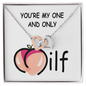 Customize Couple Necklace - Valentine's Day Gift - Gift for Her Him - Special Love Knot Necklace From Husband - Gift for Wife You're My One and Only - Soulmate Necklace for Women - Custom Necklace for Wife