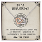 To My Shieldmaiden - Mother's Day Gift For Wife Girlfriend Future Wife - Last Breath -  Necklace Gift for newly married couple - To My Wife Necklace From Husband