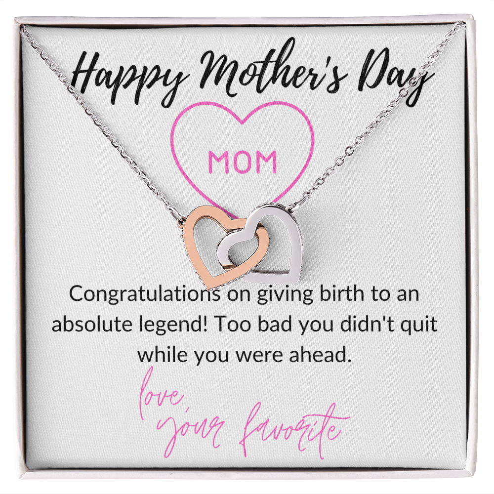 Personalized Mother's Day Necklace for Mom – Custom Name Necklace, Gift for Mother from Daughter or Son, Jewelry for Mommy, Mother's Day 2026 Gifts Ideas
