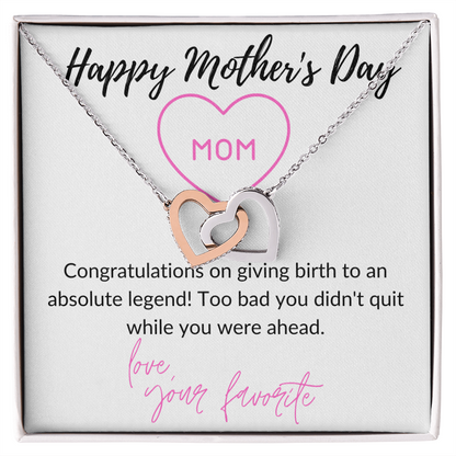 Personalized Mother's Day Necklace for Mom – Custom Name Necklace, Gift for Mother from Daughter or Son, Jewelry for Mommy, Mother's Day 2026 Gifts Ideas