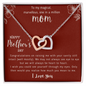 Happy Mothers Day Gifts - I Love You - To My Magical Marvellous One in a Million Mom Perfect Gift For Mother - Love Knot Necklace - To My Wife Necklace