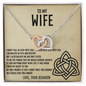 Necklace for Your Wife - an Eternal Love - Love Your Husband - Couple Necklace Set - Friendship Necklaces - Customize Couple Necklace - to My Wife Necklace From Husband - to My Soulmate Necklace for Women