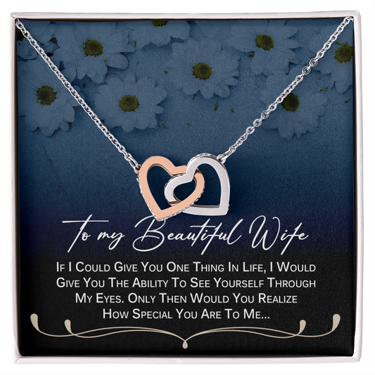 Wife gift from husband future husband -Anniversary Gift For Wife - Gift For Her-Handmade Jewelry - Gift for Wife - Gift for Newly married couple - Romantic message for soulmate - Gift for wifey