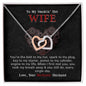 To My Smokin' Hot Wife - Gift For Wife - You Are Engine To My Life - Love Knot - To My Wife Necklace From Husband - To My Soulmate Necklace For Women - Gift for soulmate - Gift from Mechanic Husband
