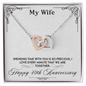 My Wife Every Minute 40th Anniversary Peas Pod Necklace - Customize Couple Necklace - Anniversary Gift - to My Wife Necklace From Husband - to My Soulmate Necklace for Women