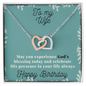 To My Wife Necklace - Gift for Wife Birthday Marriage - To My Soulmate Necklace For Women - To My Wife Necklace From Husband - Wife Birthday Gift- Birthday Gift For Wife from Husband