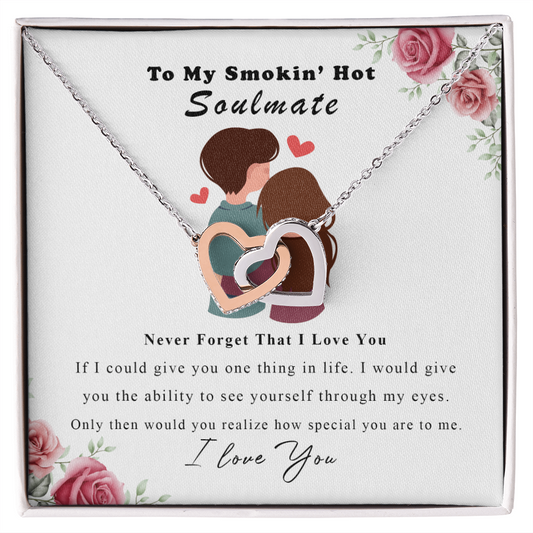 My Soulmate - Special to Me Necklace - to My Soulmate Necklace for Women - Necklace for Wife From Husband -  Personalized Anniversary Gift for Wife - Necklace for Wife From Husband