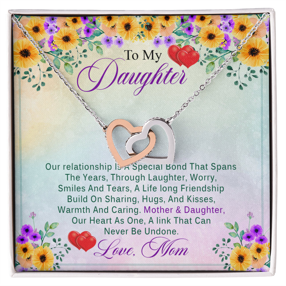 To My Daughter Necklace, Daughter Gifts From Mom, Gifts For Daughter From Mommy, Daughter Pendant Necklaces, Daughter Jewelry From Mama, Daughter Necklace Birthday Christmas Gifts